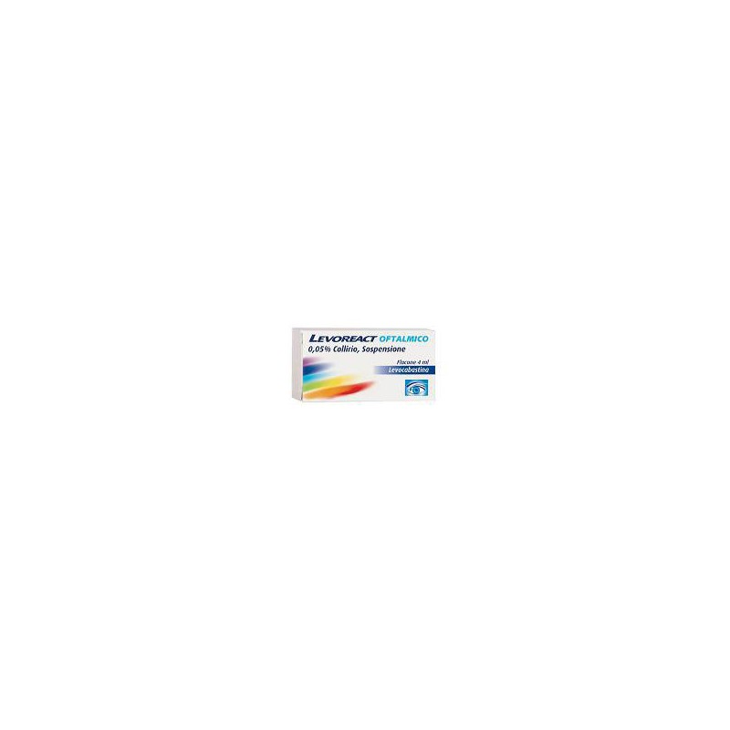 Levoreact oftalmico 0,05% collirio, sospensione